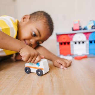 Melissa & Doug garage in legno per bambini