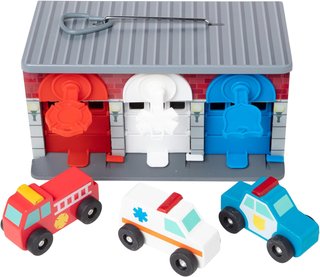 Melissa & Doug garage in legno per bambini