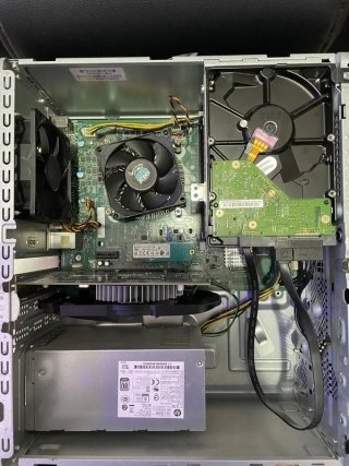 PC HP Negro con GeForce GT 1030