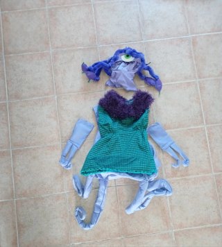 Disfraz Celia Medusa Monstruos S.A.  4 a 9 años