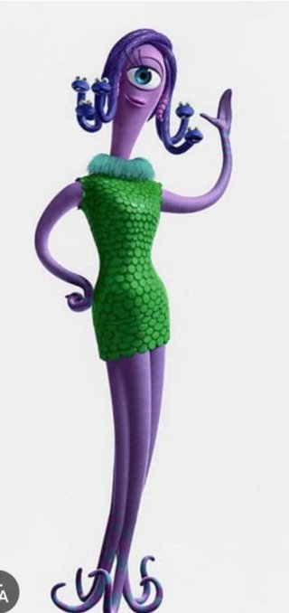 Disfraz Celia Medusa Monstruos S.A.  4 a 9 años