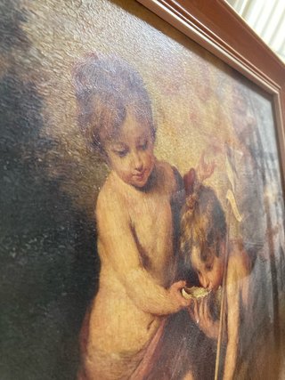 Reproducción Cuadro Los niños de la concha Murillo