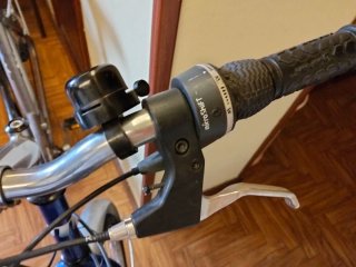 Bicicleta Paseo Mujer Azul y Gris