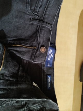 Shorts vaqueros negros rotos mujer