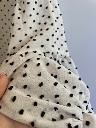 Blusa estampada lunares de plumeti