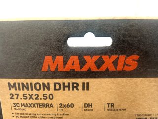 Cubierta Maxxis Minion DHR II 27.5x2.50 DH TR