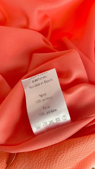 Vestido invitada Lady Pipa naranja