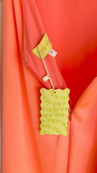 Vestido invitada Lady Pipa naranja