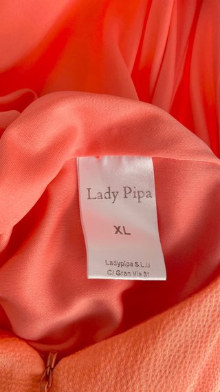 Vestido invitada Lady Pipa naranja