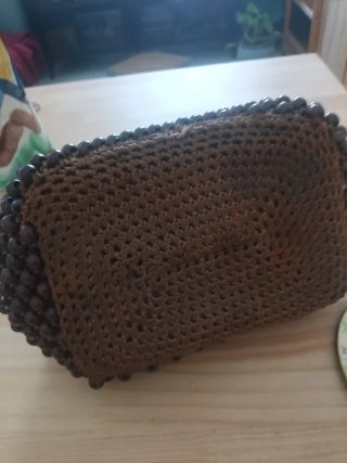 Bolso vintage de cuentas