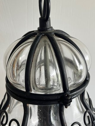 Lampadario Veneziano Vetro e Metallo