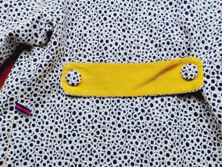 Abrigo D-due estampado círculos