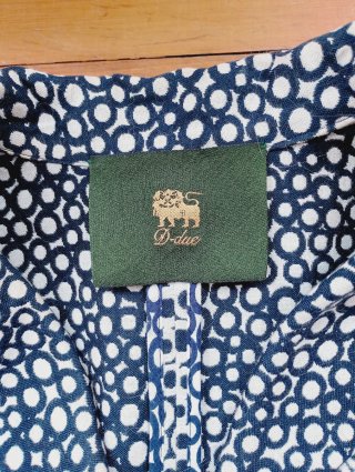 Abrigo D-due estampado círculos