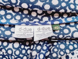 Abrigo D-due estampado círculos