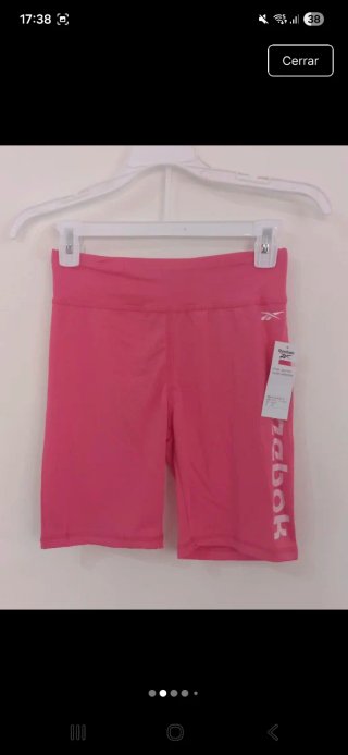 Lote 4 Pantalones Cortos Reebok Niña.