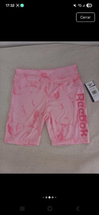 Lote 4 Pantalones Cortos Reebok Niña.