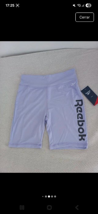 Lote 4 Pantalones Cortos Reebok Niña.