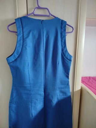 Vestido azul mujer
