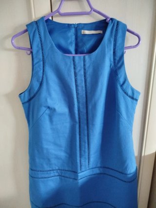 Vestido azul mujer