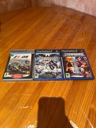 Lote 3 Juegos PS2: F1 05, Phantasy Star, Showdown