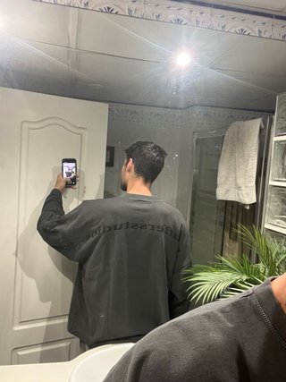 Sudadera Scuffers Negra/Gris Talla L