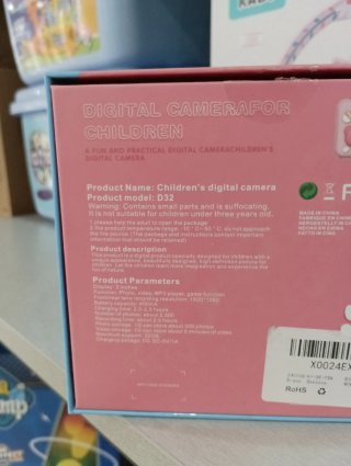 Cámara Digital Infantil Unicornio