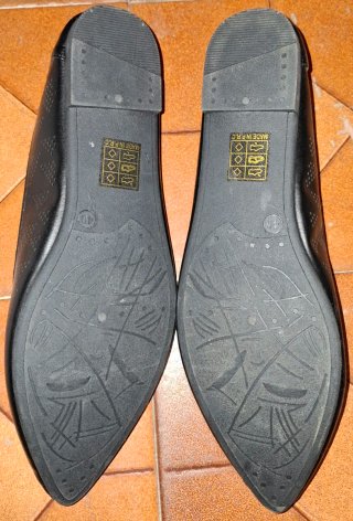 Scarpe donna Malien nere con fiocco