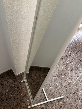Espejo de pie KNAPPER blanco 48x160 cm