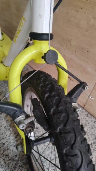 Bicicleta infantil 14 pulgadas Decathlon verde
