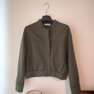 Chaqueta Mango Verde Oliva
