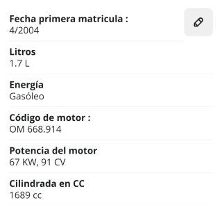 Despiece Mercedes Vaneo 2004
