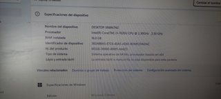 Portátil HP Core i3 7ª Gen 16GB RAM SSD