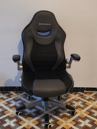 Silla Gaming SONGMICS Negra y Gris