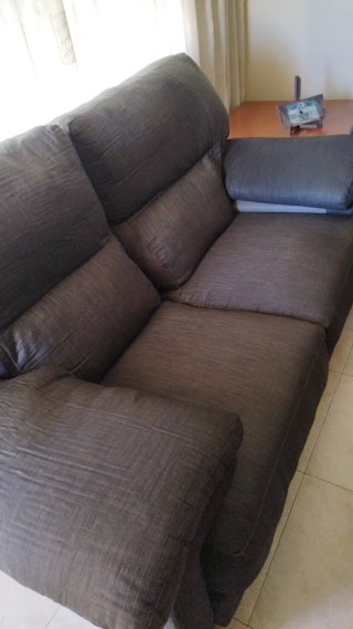 Sofá 2 y 3 plazas gris