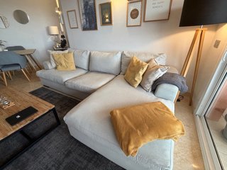 Sofa chaise longue Gris