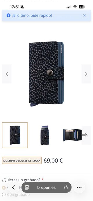 Cartera Tarjetero Secrid Miniwallet