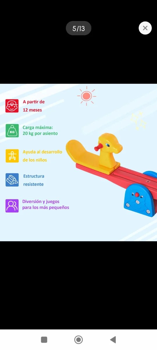 Balancín Sube y Baja Infantil