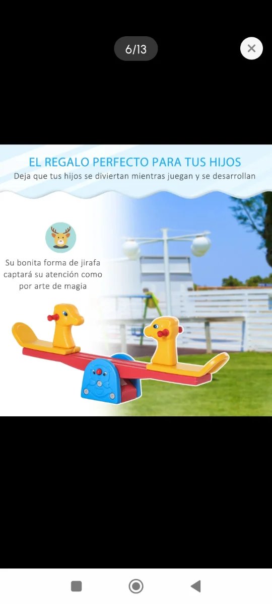 Balancín Sube y Baja Infantil