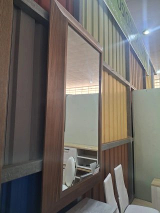 Espejo Madera Nuevo Beige/Marrón