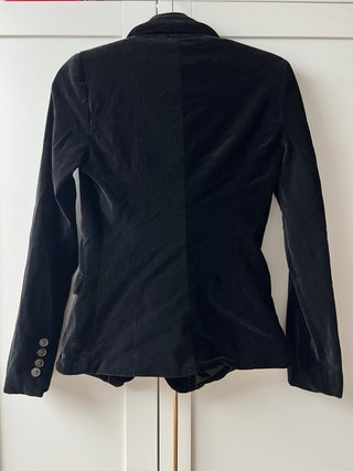 Blazer Terciopelo Negro T36 de Sfera