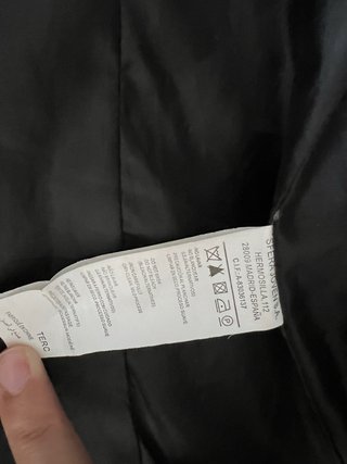 Blazer Terciopelo Negro T36 de Sfera