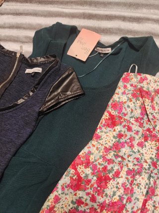 Lote 4 vestidos cortos talla S, nuevos con etiquet