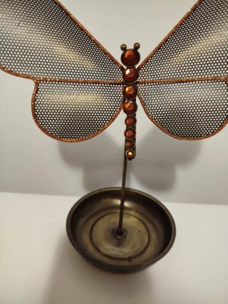 Joyero Mariposa Bronce y Malla