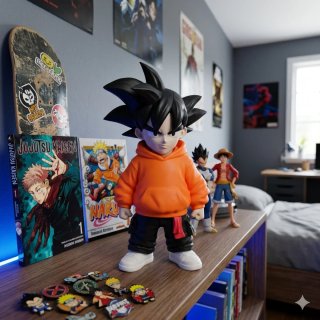 Figura Goku 3D