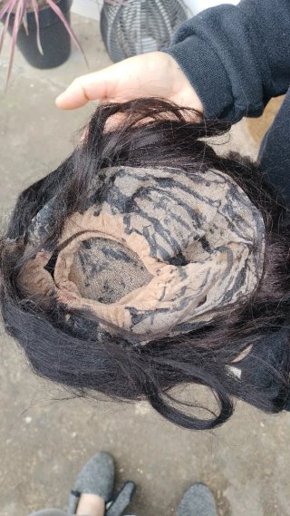 Peluca natural con tara