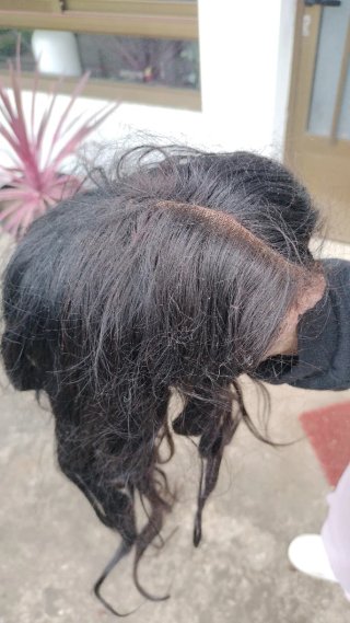 Peluca natural con tara