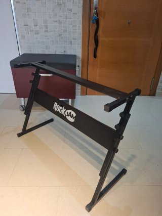 Base para teclado RockJam negra