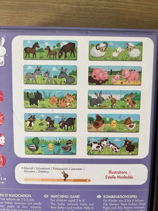 Lote 3 Puzzles Djeco +3 años