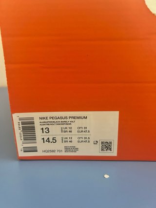 Nike Pegasus Premium 47.5 sin estrenar
