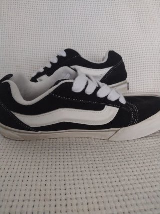 Vans Kno Zapatillas Negras Blancas Talla 39